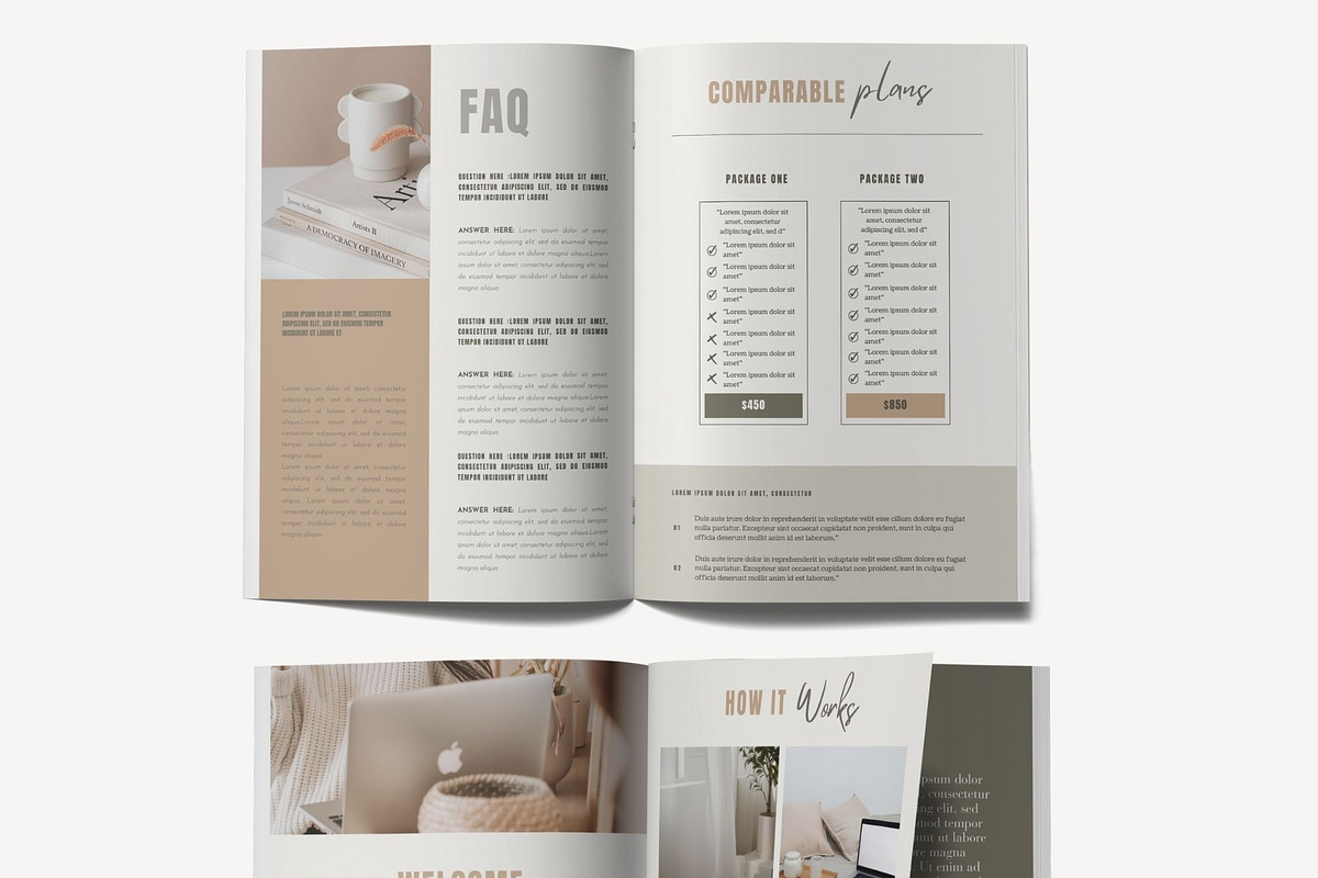 Services & Pricing Guide Template, a Brochure Template by design4social (Photo 8 of 10)