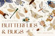 Butterflies & Bugs, an Animal Illustration by dariikos (Thumbnail 1 of 4)