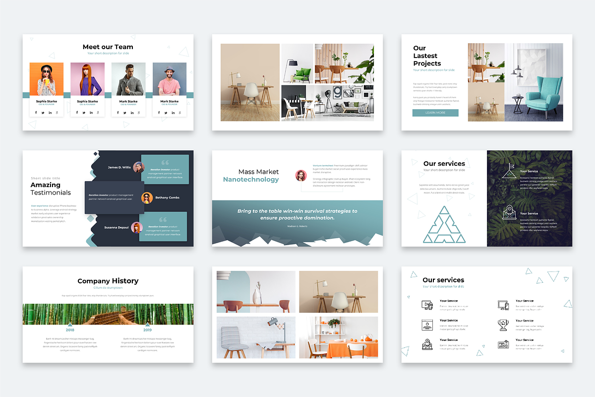 Portal Modern Template Bundle, a Presentation Template by Reshapely (Photo 12 of 36)