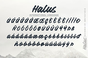 Halus, a Font by Omotu Studio (Thumbnail 13 of 13)