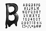 Melt Black Paint Font, a Handwritten Font by Handmadefont (Thumbnail 2 of 10)