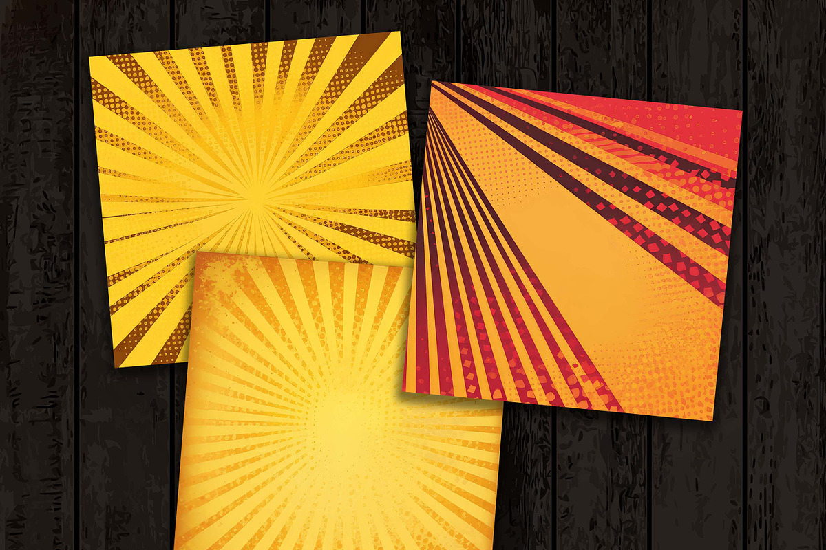 Comic Book Halftone Background, a Background Graphic by Design Scotch ...
