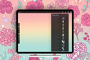 250+ Procreate kawaii flower stamps, a Brush Add-On by laura.design (Thumbnail 6 of 7)