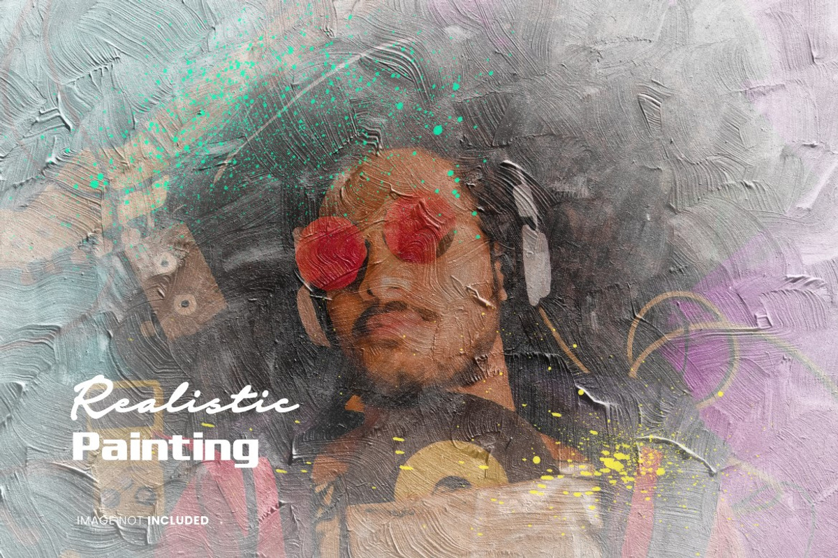 Realistic Painting Photo Effect, a Layer Style Add-On by WudelMbois Studio (Photo 1 of 3)