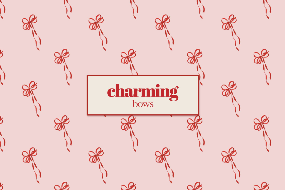 Watercolor Clipart Set Charming Bows, a Decorative Illustration by ViktoriyaD (Photo 8 of 8)