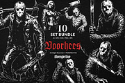 10 Bundle Dark Art Voorhees Slaug, an Illustration by Morspective (Thumbnail 1 of 7)