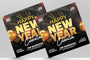 2026 Happy New Year Flyer Template, a Flyer Template by Artonix (Thumbnail 3 of 3)