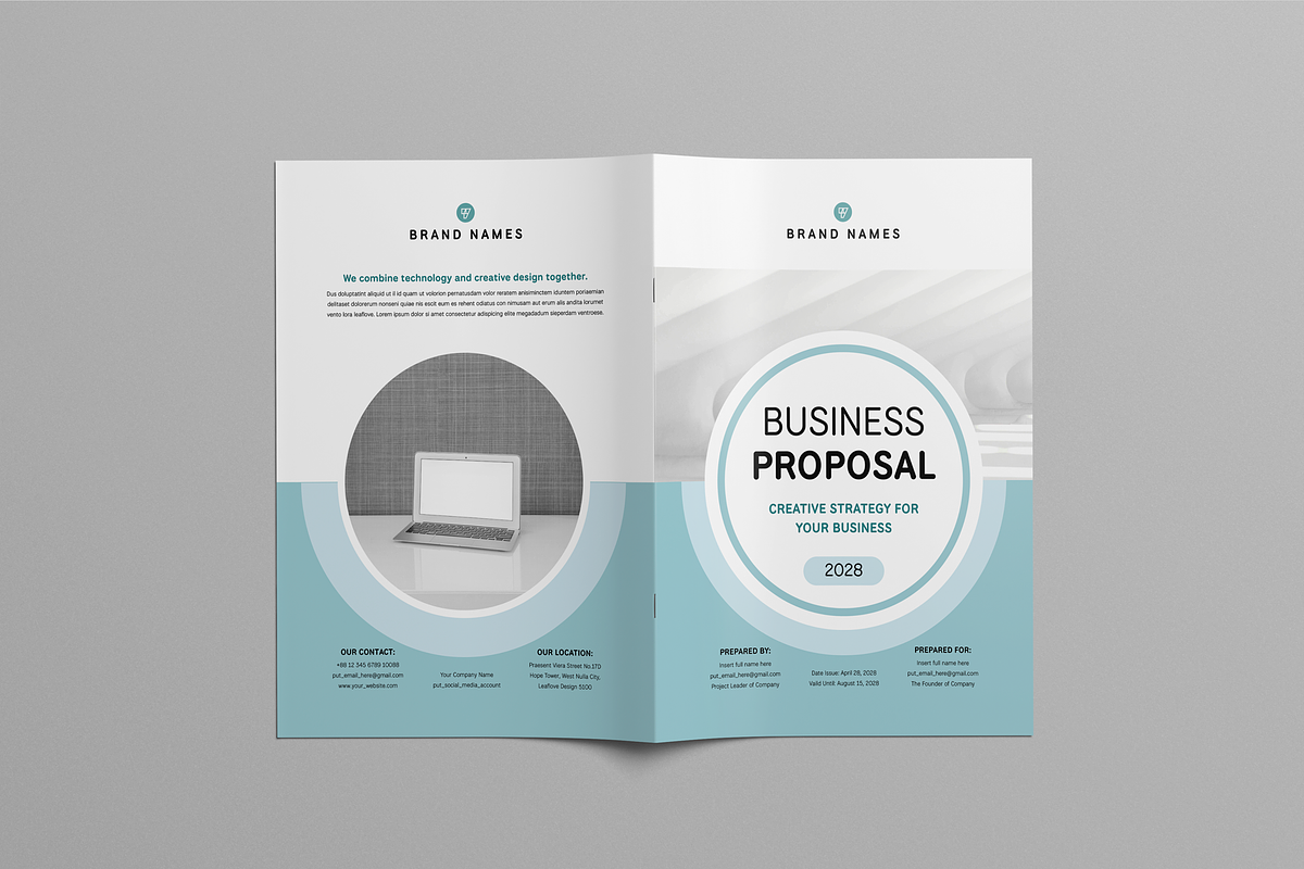 Business Proposal Template, a Brochure Template by Leaflove (Photo 7 of 10)