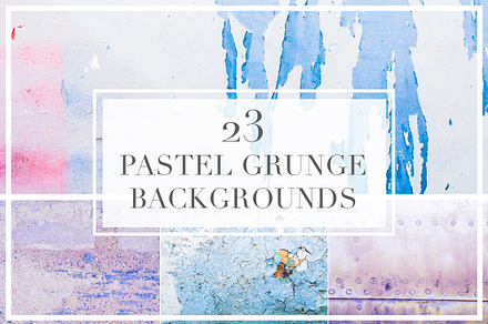 23 Pastel Grunge Texture Backgrounds