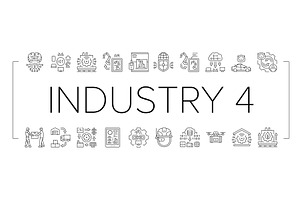 industry 4.0 automation robotics, an Illustration by pikepicture