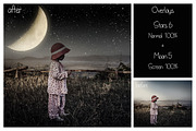 50 Night Sky Overlays, a Texture Graphic by LovePhotoMoment (Thumbnail 6 of 16)