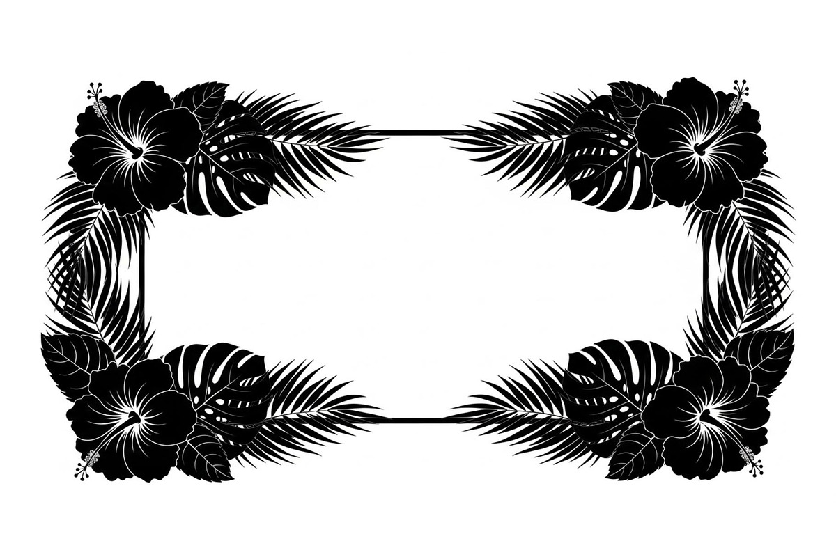 Floral Rectangle Frame SVG Bundle, an Illustration by jahid234 (Photo 24 of 31)
