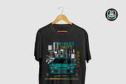 t-shirt design japan car lovers, a Pattern Graphic by borera studio (Thumbnail 2 of 3)
