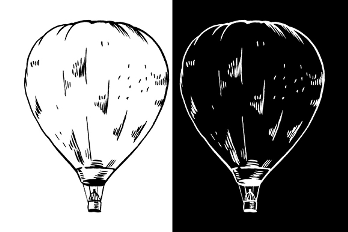 AIR BALLOON, a Pattern Graphic by Tanya Akhmett (Photo 2 of 4)