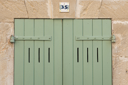 Typical Provence window, France