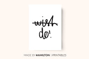 Wish Do Print / Planner Insert, an Illustration by Made By Hamilton (Thumbnail 1 of 2)
