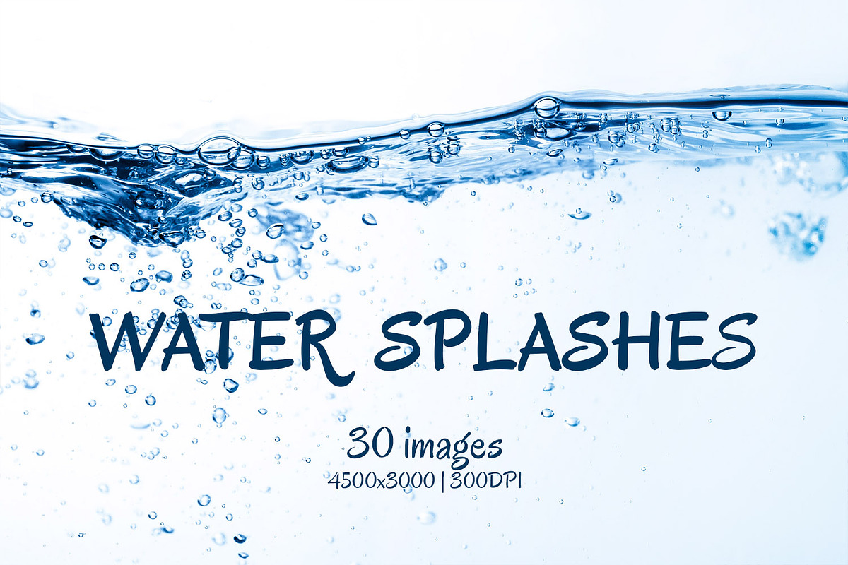 Set of water splashes, a Texture Graphic by RM_design (Photo 1 of 2)