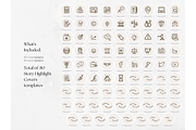 80 Lawyer Story Highlight Covers, a Social Media Template by PatternLab. (Thumbnail 2 of 9)