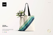 Tote Bag Mockup Set 2, a Packaging Mockup by Creatsy (Thumbnail 1 of 8)