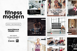 Fitness Modern Social Pack