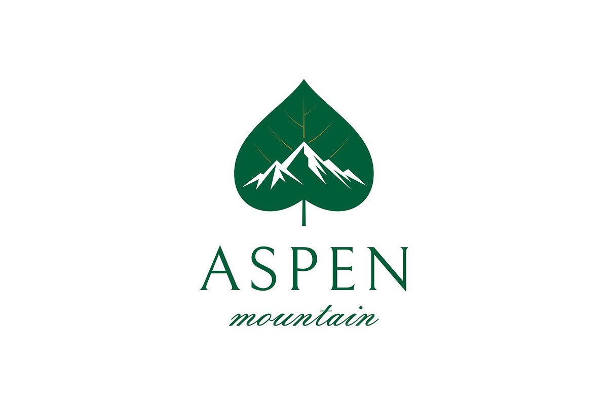 Aspen Mountain Logo, a Branding & Logo Template by Buqancreative (Photo 1 of 4)