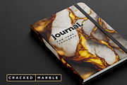 White Gold Cracked Marble Textures, a Texture Graphic by Layerform Design Co. (Thumbnail 2 of 4)