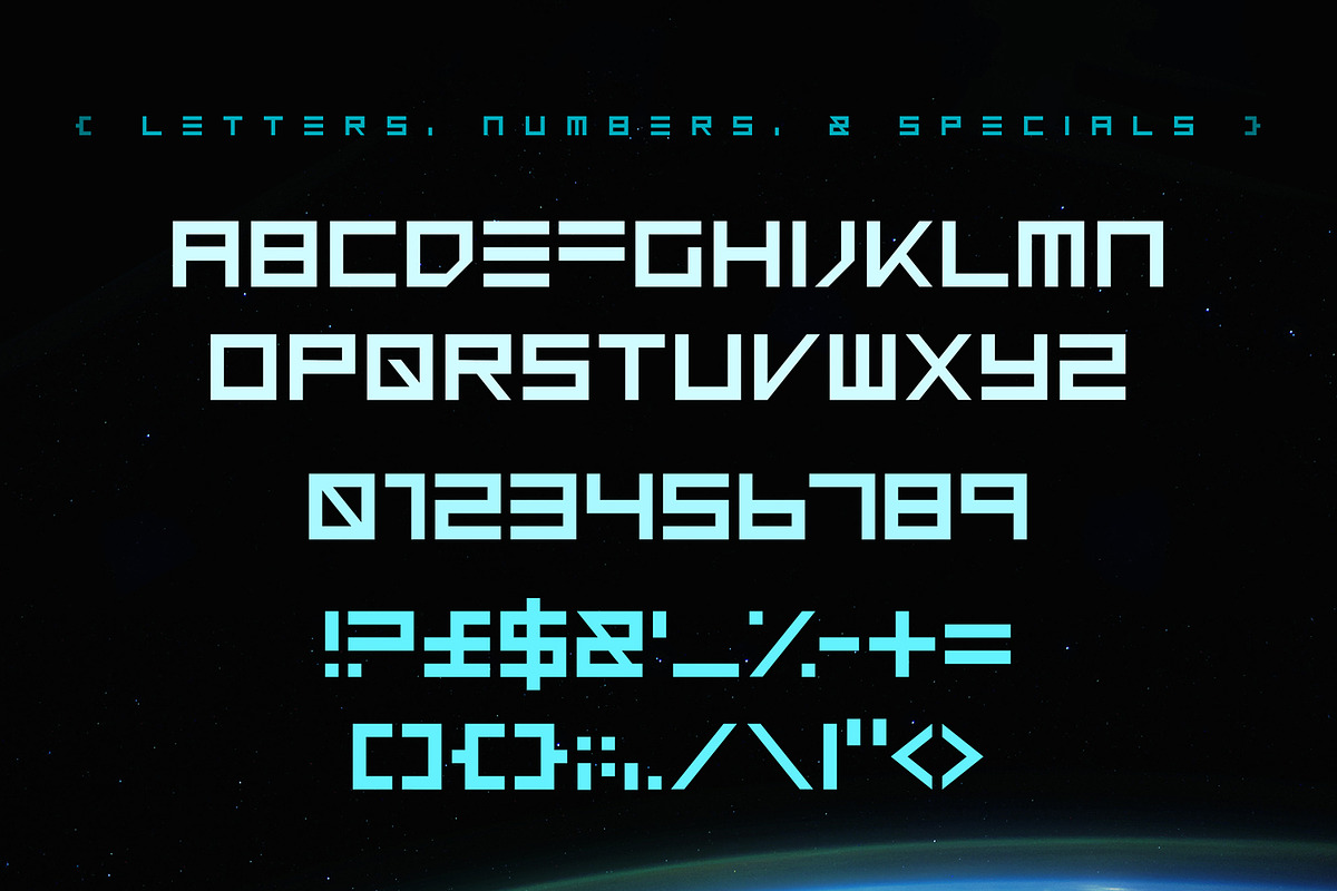 Arkitekt typeface, five fonts preview 3