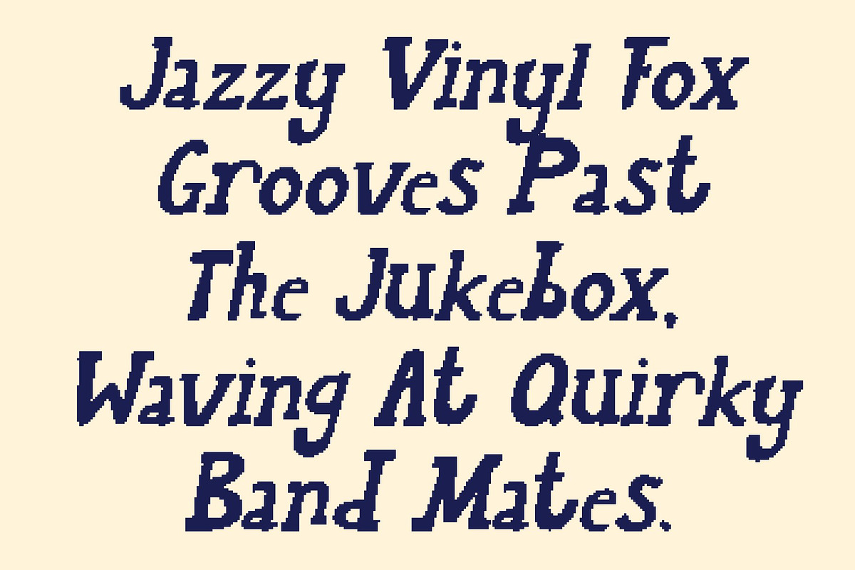 CS Maxine Pixel, a Handwritten Font by Craft Supply Co. (Photo 7 of 8)