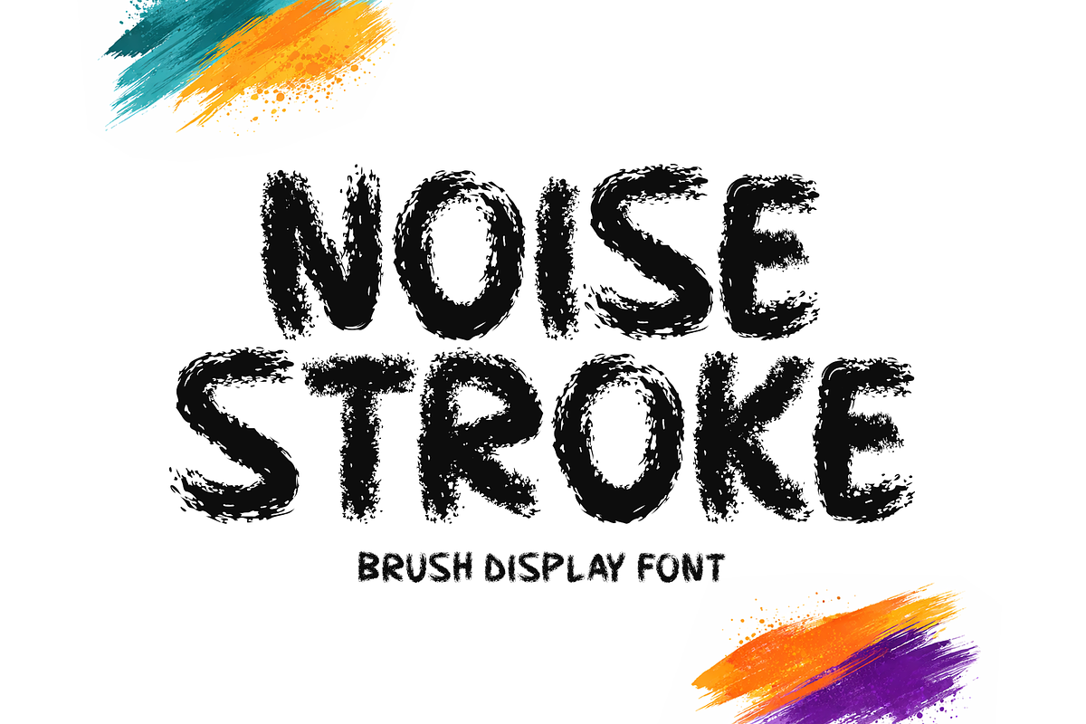 Noise Stroke Typeface, a Handwritten Font by Seemly Fonts (Photo 1 of 5)