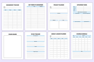 2025 Nursing Student Planner Canva