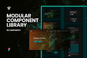 Modular Component Library Kit, an UI Kit Template by roberto.conti (Thumbnail 1 of 6)