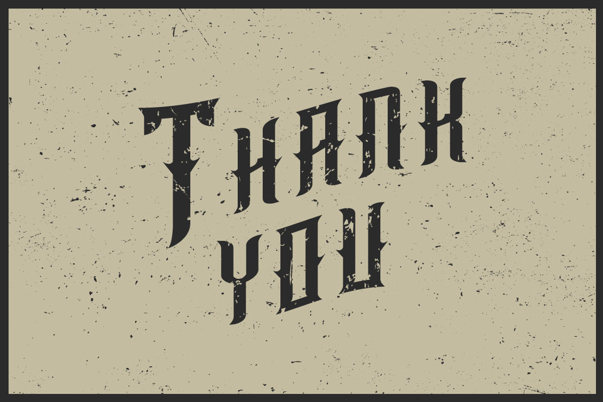 Old Bourbon label font preview 4