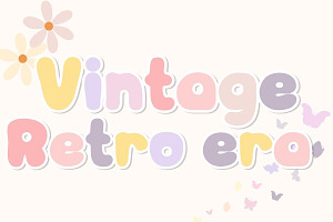 Vintage Retro Era - Handwritting, a Handwritten Font by Charmingbear59.design