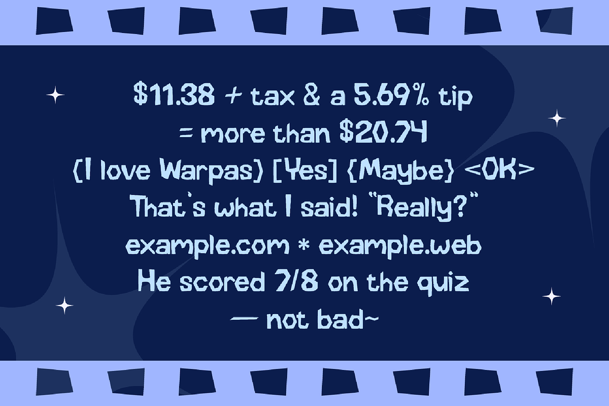 Chunkyard, a Handwritten Font by herutage (Photo 5 of 10)