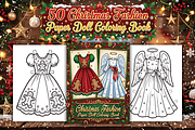 Christmas Fashion Paper Doll Book, a Seasonal Illustration by Design Station (Thumbnail 1 of 3)