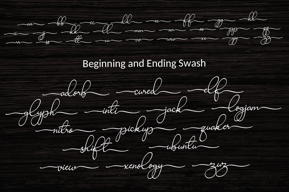 Ravishing Solidago Font, a Handwritten Font by Letterhanna Studio (Photo 8 of 21)