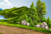Off road with greenery landscape, an Illustration by Nomad (Thumbnail 4 of 5)