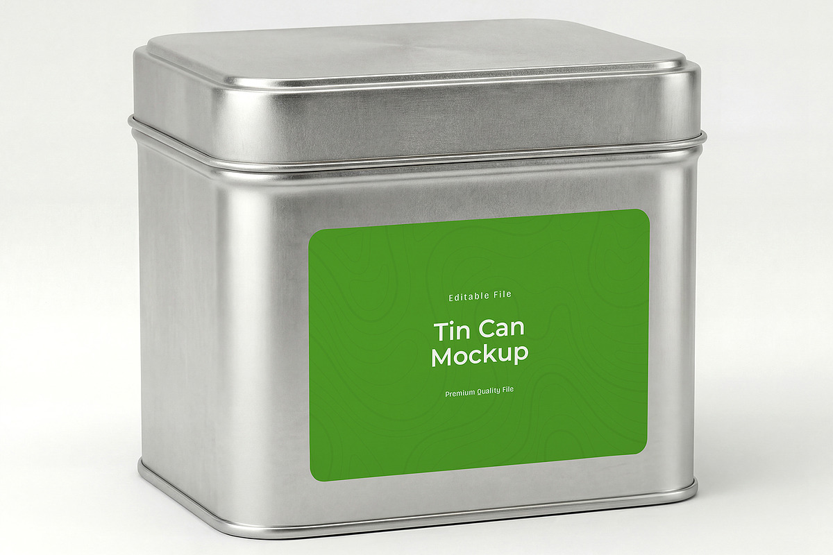 Metal Tin Can Mockup Bundle, a Packaging Mockup by graphypix (Photo 12 of 14)