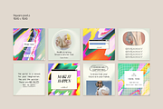 Instagram Colorful Template & Quotes, a Social Media Template by Bonumo (Thumbnail 5 of 15)