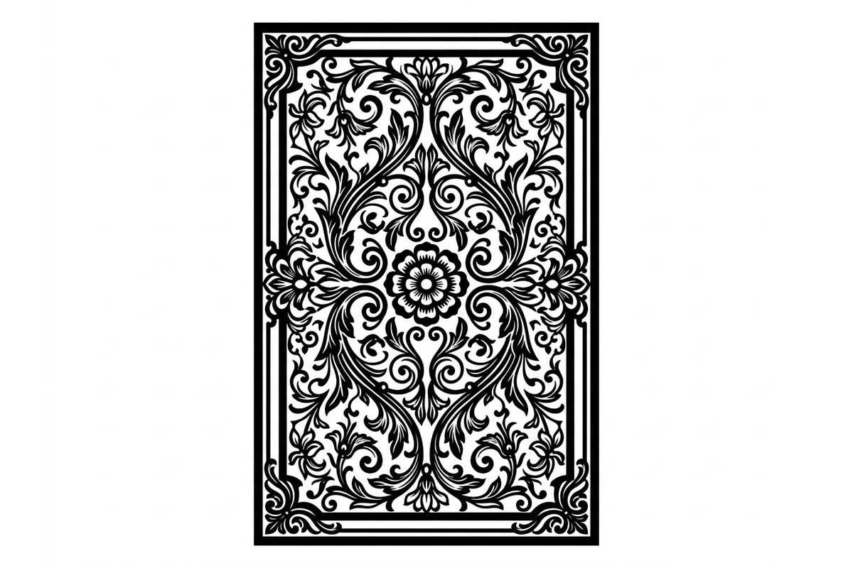 Vintage Floral Filigree Panel, an Object Graphic by Creativeshirt (Photo 2 of 3)
