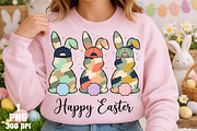 Happy Easter Egg Bunny Png, an Illustration by Daily.Designs (Thumbnail 3 of 5)