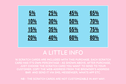 Customer Coupon Reveal Scratch Card, a Social Media Template by SunshineStudioBoutique (Thumbnail 6 of 9)