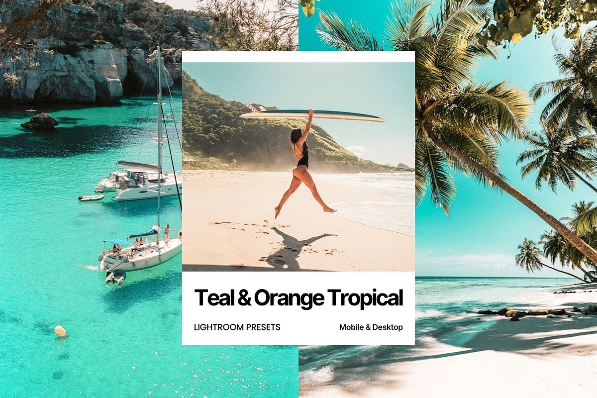 Beach Teal Orange Lightroom Presets, a Preset Add-On by PixaSquare (Photo 1 of 10)