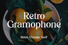 Retro Gramophone Retro Vintage Font