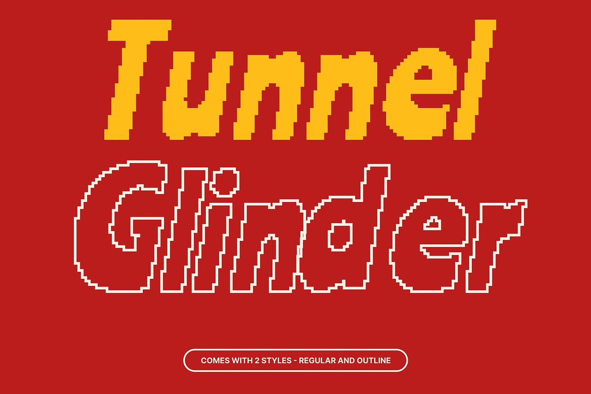 CS Bilaby Pixel, a Sans Serif Font by Craft Supply Co. (Photo 4 of 8)
