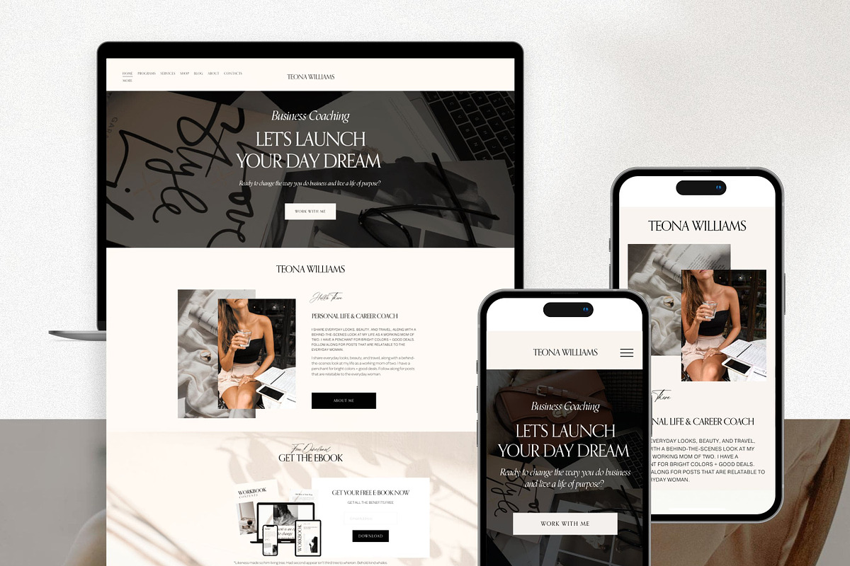 Squarespace Website Template, a Squarespace Template by Presentibox (Photo 4 of 12)