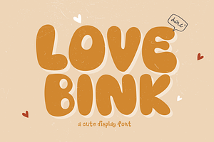 Love bink font