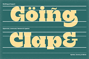 Going Clap - Free Bonus Assets, a Slab Serif Font by Dharmas Foundry (Thumbnail 8 of 15)