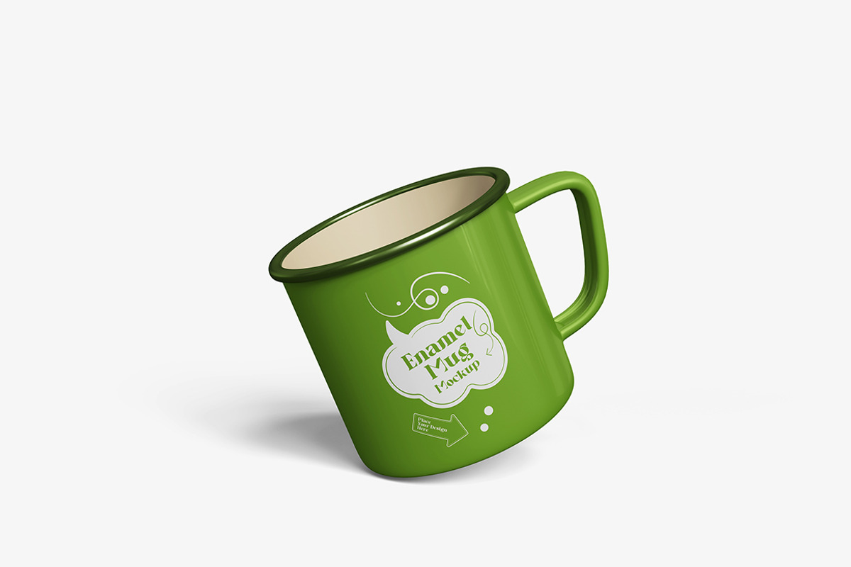 Enamel Mug Mockup, a Cups & Container Mockup by bimockup (Photo 5 of 6)