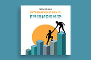 International Day of Friendship Post, a Social Media Template by nandinigraphics (Thumbnail 1 of 3)